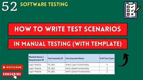 manual test scenario examples